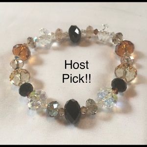 🎉Host Pick🎉Vintage Glass Crystal Bracelet